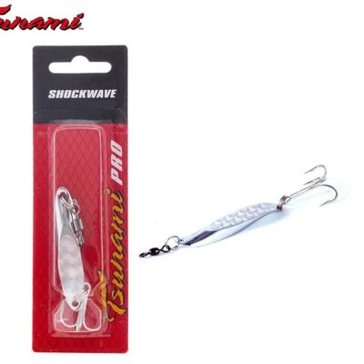 Tsunami Prism Shockwave Lures – Brass/Chrome Silver