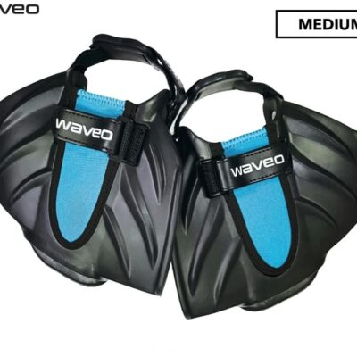 Waveo Adult Medium Walkable Swim Fins – Blue
