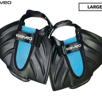 Waveo Adult Large Walkable Swim Fins – Blue