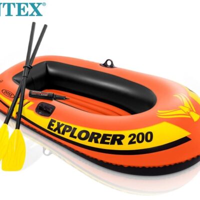 Intex 2-Person Explorer 200 Boat with Aluminium Oars