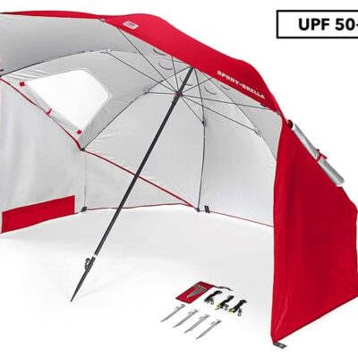 Sport-Brella 1.38m Canopy Umbrella – Red