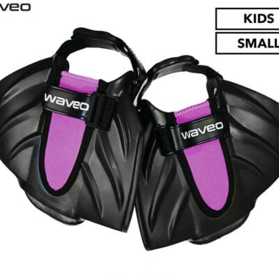 Waveo Kids’ Small Walkable Swim Fins – Pink