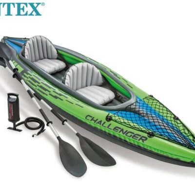 Intex Challenger K2 2-Person Inflatable Kayak w/ Aluminium Paddles
