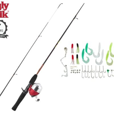 Ugly Stik Complete Spincast Fishing 44pc Kit