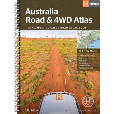Australia Road & 4WD Atlas (Spiral Bound) – 252 x 345mm