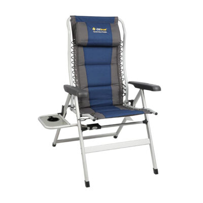 Oztrail Cascade 8 Position Deluxe Chair with Side Table