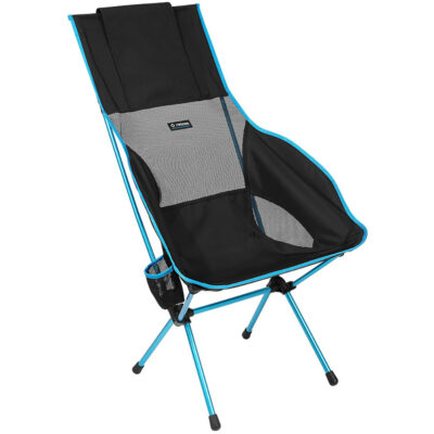 Helinox Savanna Chair – Black with Blue Frame