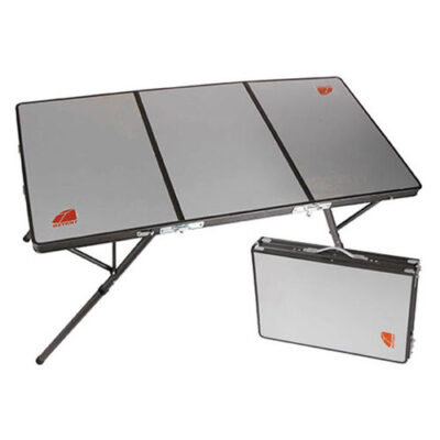 OZTENT BI FOLD TABLE – ALUMINIUM SURFACE