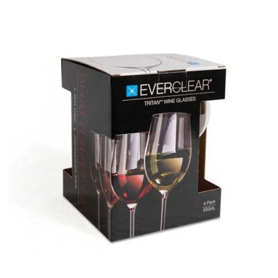 Everclear Tritan 650 Ml Wine Glass – 4 Pack