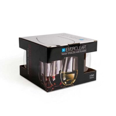 Everclear Tritan 590 Ml Stemless Red Wine Glass – 4 Pack