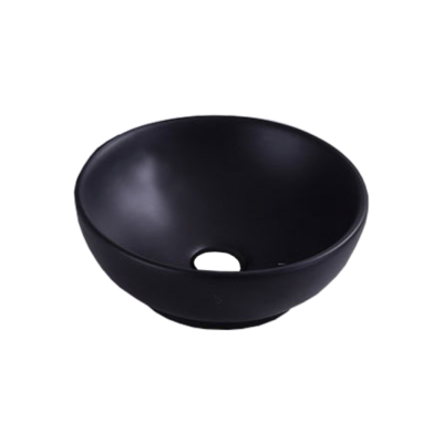 NCE 280mm Black Ceramic Round Basin