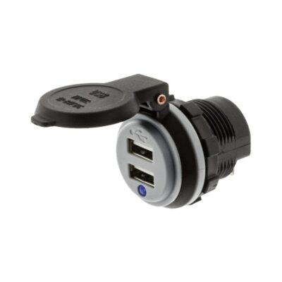 Hulk 4×4 Dual USB Socket with 90 Degree Terminals