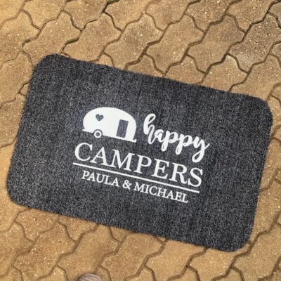 Happy Campers Custom Doormat