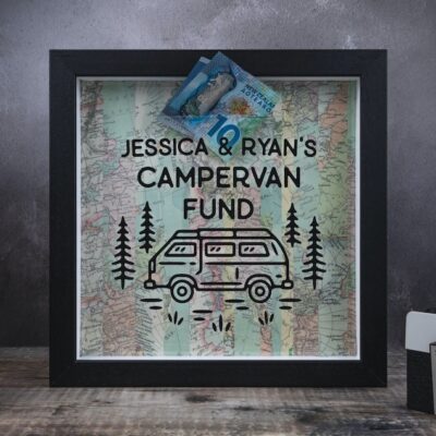 Personalised Campervan Fund Money Box