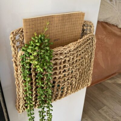 Single Sea Grass Wall Hanging Storage – Home Decor – Modern – Caravan Organisation Storage