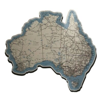 Australia map decal sticker caravan rv sticker decal, road map