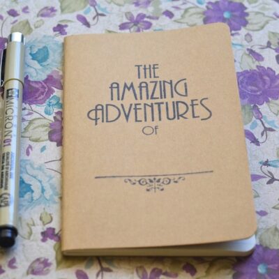 SMALL Personalised Pocket Sized Travel Journal