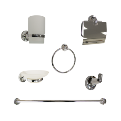 NCE 6-Piece Bathroom Accessory Kit