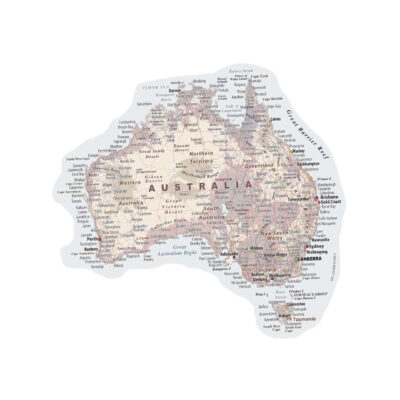 Australia Road Trip Wall Sticker