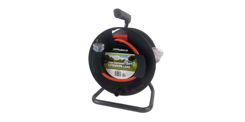 Aussie Traveller 15M Extension Lead On Reel (15 Amp)