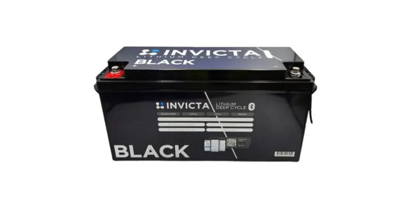 Invicta Black 12V 300Ah Lithium Battery