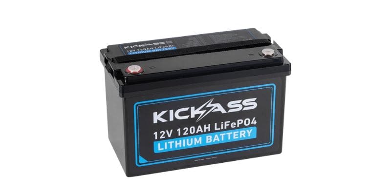 KickAss 12V 120Ah Lithium Deep Cycle Battery LiFePO4
