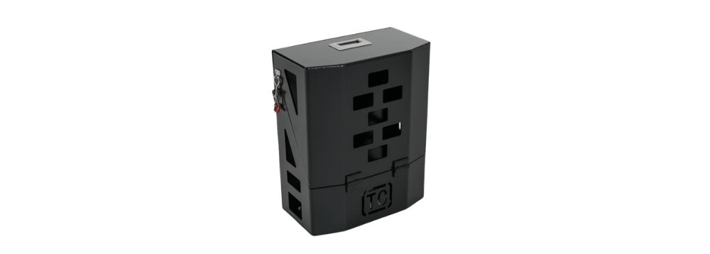 Lockable Jerry Can Holder – Black