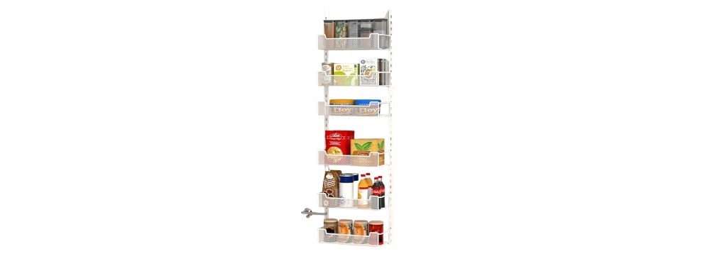 VyGrow Narrow Over the Door Pantry Organizer