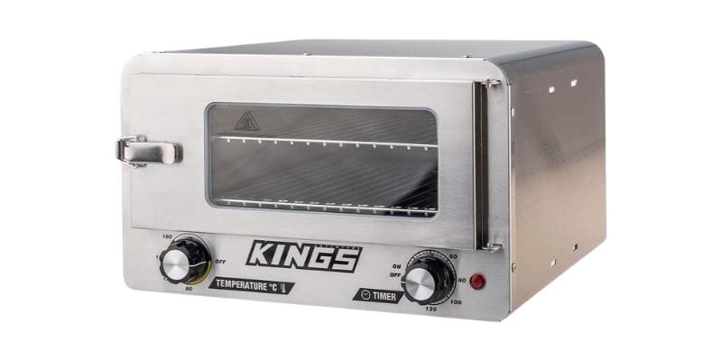 Adventure Kings 12V Portable Travel Oven Pie Warmer + Canvas Carry Bag
