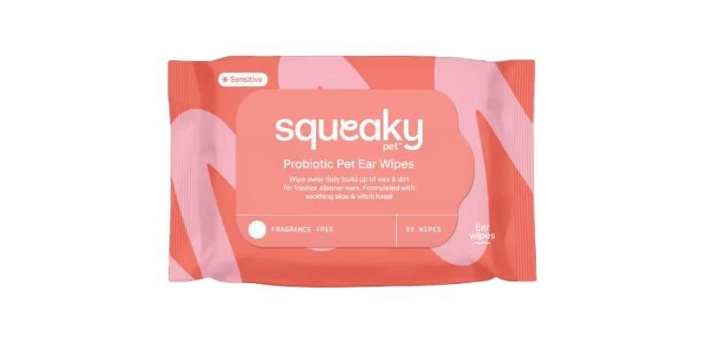 Squeaky Pet Probiotic Ear Wipes