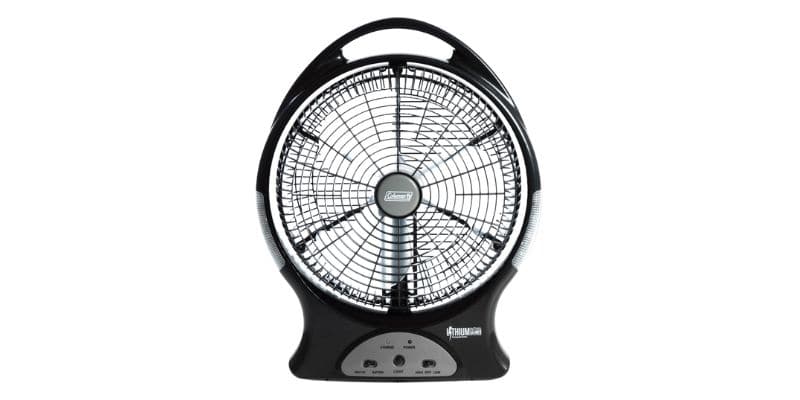 Coleman Rechargeable Lithium Ion Fan 12in (30cm)