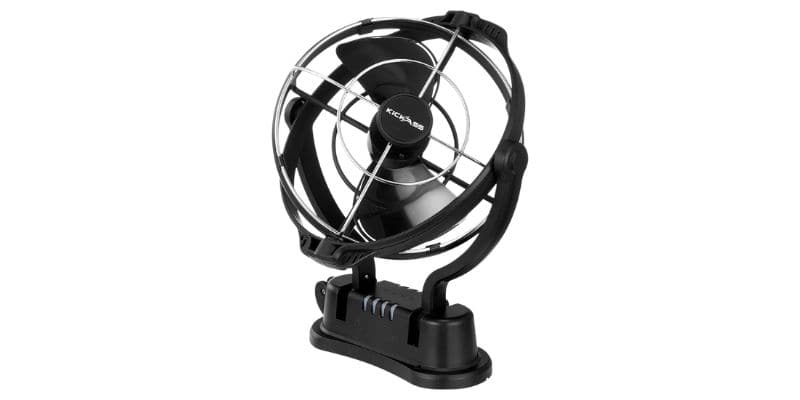 KickAss 12V/24V 360° 3-Speed Hardwired Fan
