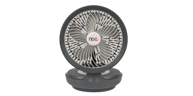 NCE 12V Oscillating Fan with Light